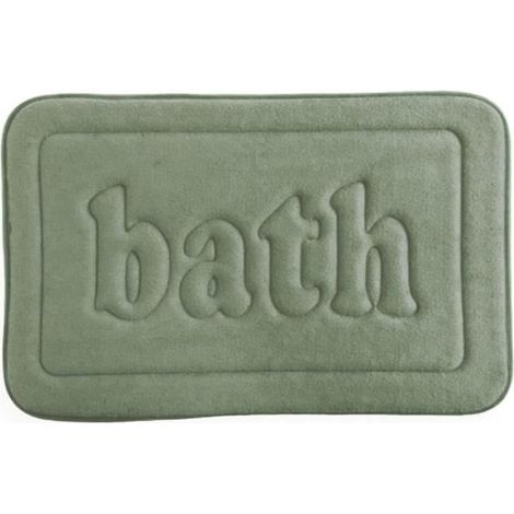 Tapis de bain mémoire de forme - TODAY - UTILITY - 40 x 60 cm - Green (1/4)