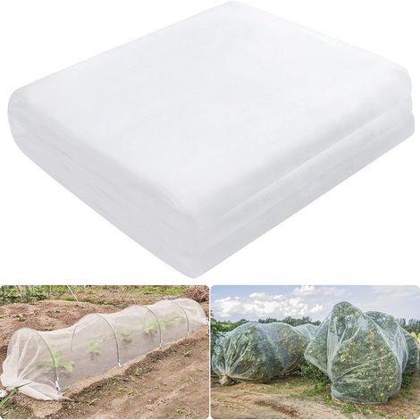Insektennetz für Gemüsegärten, 3 m x 10 m, Schutznetz für Gemüsegärten, Gartennetz gegen Insekten und Vögel - zum Schutz von Pflanzen, Blumen, Gemüse und Obst (1/5)