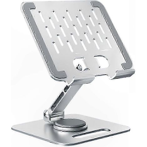 360° drehbarer Ständer aus Aluminiumlegierung für Laptop und Tablet, integrierte Kühlung, verstellbarer Notebookständer (1/5)