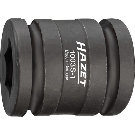 Hazet 1003S-1 Adattatore per Avvitatori ad Impulso, Nero, Attacco Quadro, Cavo, 20 mm 3/4 di Pollice (1/4)