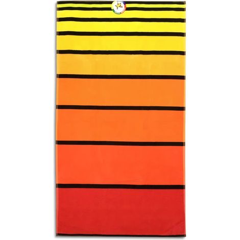 Telo mare Big Stripe in spugna egiziana Jacquard 90 × 165 cm