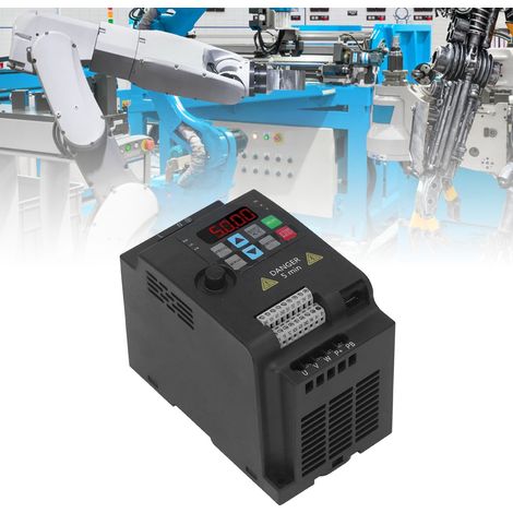 Onduleur miniature SAKO 1,5 kW à faible charge, entrée monophasée AC220V, sortie triphasée AC0-220V, variateur de vitesse universel pour moteurs. (1/5)