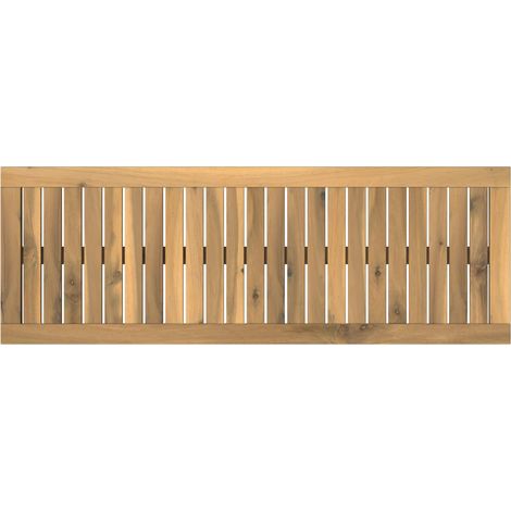 Table Top 100.5 x 35 x 2 cm Rectangular Solid Acacia Wood White vidaXL