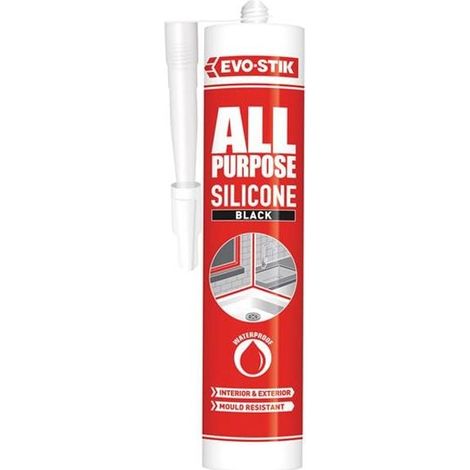 Evo-Stik All Purpose Flex Silicone Sealant Black (C20) – Model 112872