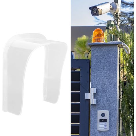 Boîtier de Protection Transparent pour Sonnette de Porte, Étanche et Résistant aux UV - Compatible avec Visiophone et Serrure à Empreinte Digitale