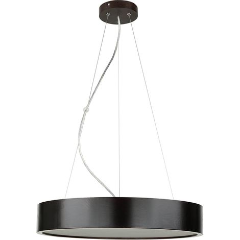 Hängeleuchte Holz E27 rund Ø 47 cm Modern Pendelleuchte Wohnzimmer
