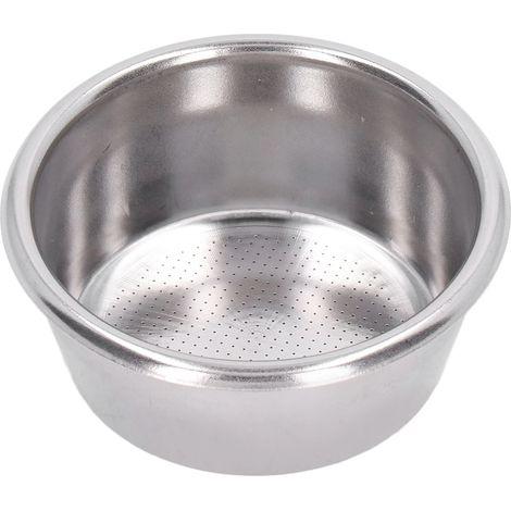 Panier-filtre à café, 2 tasses, 54 mm, acier inoxydable, pour 2 tasses, pour machine à café, porte-filtre ou infusion par percolation.-AquaForge (1/5)