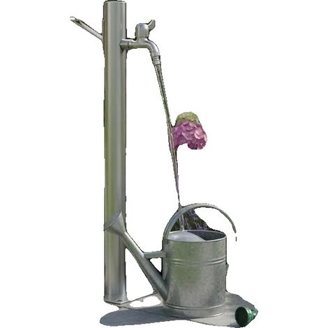 Gartenwasserhahn, Edelstahl, Einfache Installation, Silber65 cm (1/2)