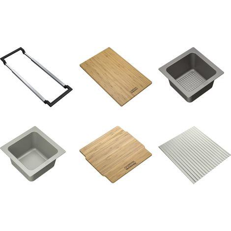 Franke set 6 accessori per lavello universale ALL IN - Kit 4 Premium -  112.0655.488 (1/5)