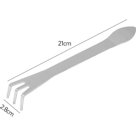 (1 pièce) Râteau à bonsaï en acier inoxydable, outil pour ameublir la terre, outil à bonsaï manuel pratique et facile à utiliser. (1/5)