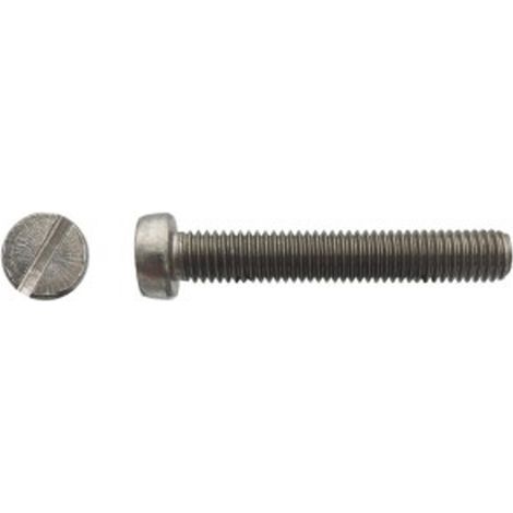 Vis à métaux tête cylindrique fendue Inox A2 - 4 x 35 mm - BIVI (1/2)