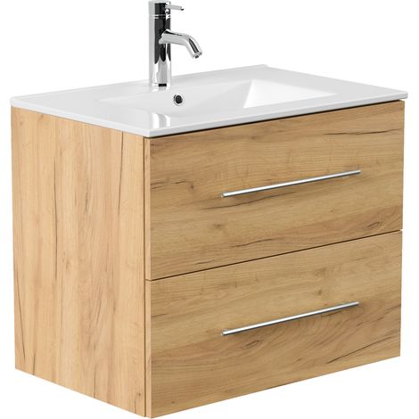 Badmöbel Firenze 70 SoftClose eiche gold