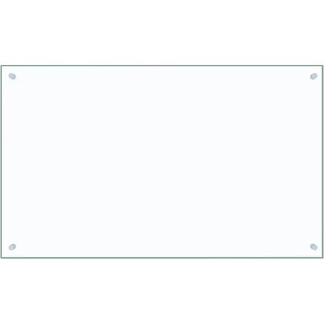 Protector antisalpicaduras moderno para cocina 100 x 60 cm de vidrio templado transparente 020046339 (1/5)