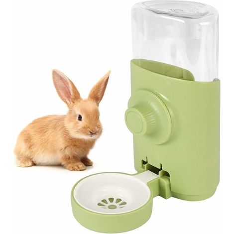 Fontaine d'eau automatique pour animaux de compagnie, fontaine d'eau pour lapin, fontaine d'eau suspendue pour lapin, Chinchilla, cochon d'inde, hérisson