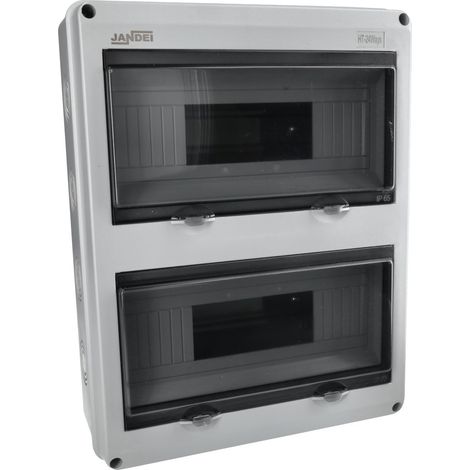Cuadro eléctrico Exterior 24 modulos Tapa translucida