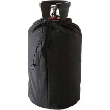 Propane Cylinder Protective Cover, 210D Gas Cylinder Protective Cover with Adjustable Drawstrings, Waterproof Gas Cylinder Protective Cover, C (1/4)