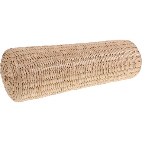 Oreiller Cervical en Paille, Oreiller Cervical Rafraîchissant D'été, Rotin en Paille, Réutilisable, pour Personnes Âgées, Maison et Bureau (1/5)