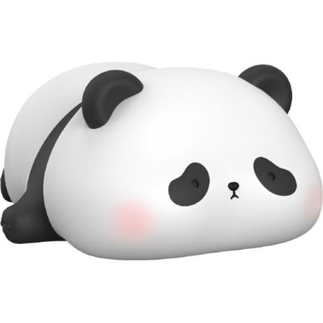 Veilleuse Panda, lampe LED mignonne, veilleuse en silicone à intensité variable pour enfants, lampe tactile de nuit rechargeable en silicone, bureau et chambre amusants pour femmes et hommes