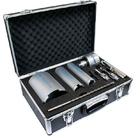 Mexco 9 Piece Dust Management Core Drill Kit for Faster Drilling (1/3)