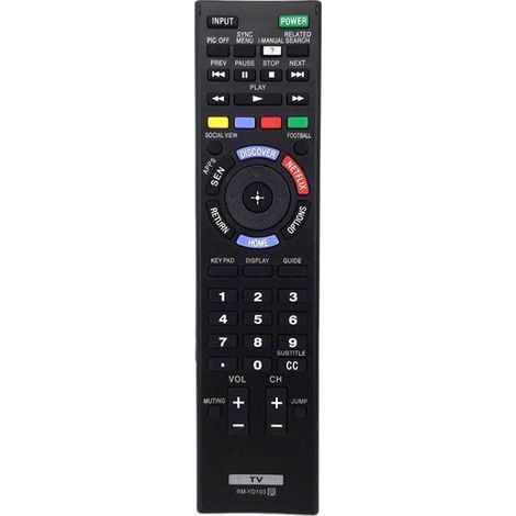 Télécommande pour téléviseur compatible Sony YD103 universel universel (1/5)
