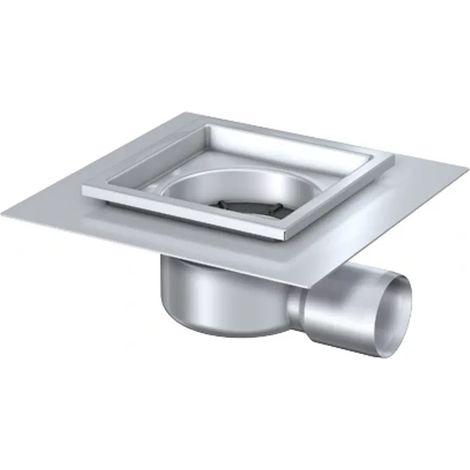 ACO Sortie compacte Variant CR DN70/1,5Degré/1,6l/s/V2A/Cadre 200x200, 9575.00.91