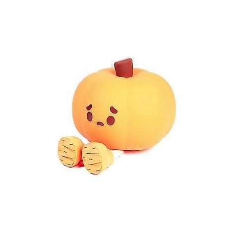 Veilleuse mignonne en forme de citrouille, lampe tactile à capteur, lampe de nuit de Noël souple en silicone LED rechargeable