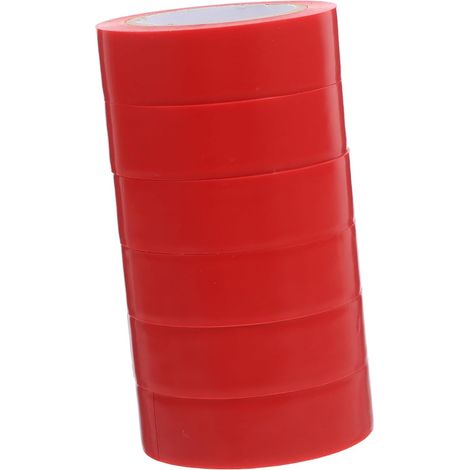 Lot de 6 rouleaux ruban isolant électrique ignifugé et résistant à la (1/5)