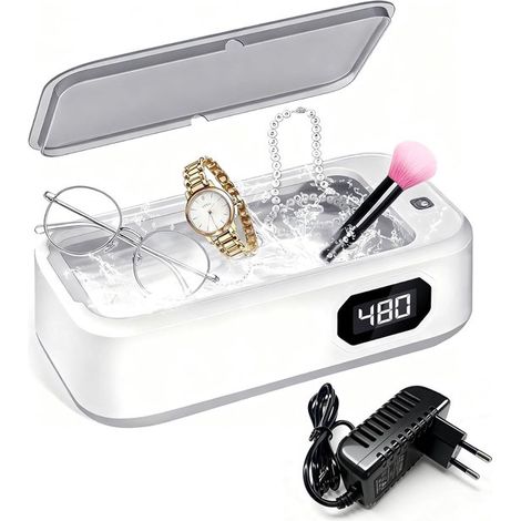 Nettoyeur ultrasonique 640 ml avec 5 programmes de nettoyage en profondeur (1/5)