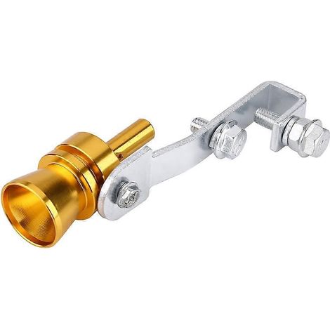 Silencieux d'échappement turbo Golden Car avec sifflet et simulateur de soupape de décharge automatique M (1/2)