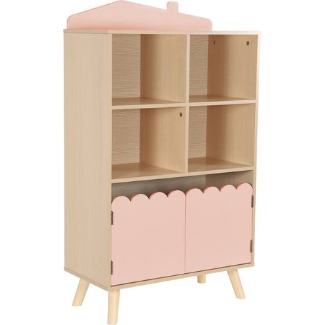 sweeek - Kinderbücherregal, 2 Türen und 4 Regale (1/5)