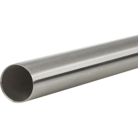 SOTECH Kleiderstange Garderobenstange Schrankstange Edelstahl rund Ø 25 mm - Länge: 600 mm