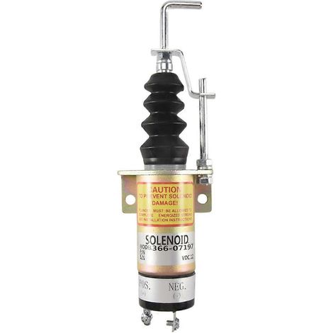 1502-12C7U2B2S1 SA-3405T 366-07197 Électrovanne d'arrêt 12 V à 2 broches - Électrovanne de coupure pour pelle électrique (1/5)