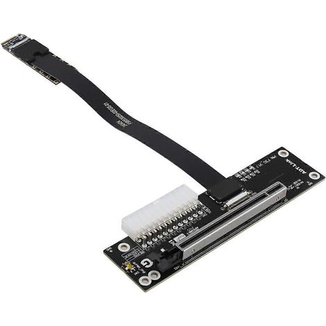 Adaptateur eGPU ADT-Link PCIe 5.0 M.2 NVMe vers PCIE x16 25 cm
