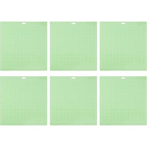 6er-Pack Schneidematten, 12 x 12 Zoll, grün, kariert, für Bastelarbeiten, Nähen und DIY-Projekte