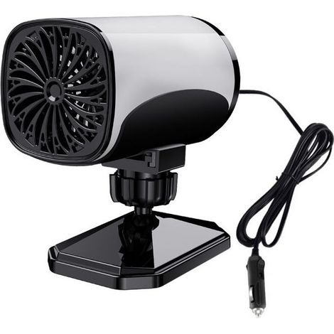 12V Mini Fan Heater, 120W Energy Saving Fan Heater, USB Rotatable Electric Heating Fan with 360 Degree Rotating Bracket (1/4)