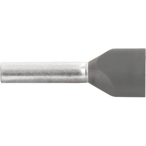 Vogt Verbindungstechnik 470509D Capocorda doppio 2.5 mm² Parzialmente isolato Grigio 100 pz. (1/4)