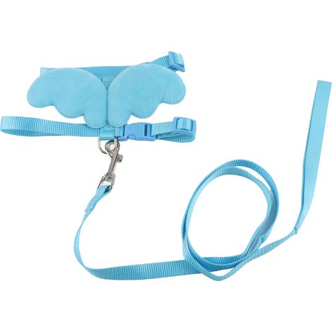 Corde de Traction pour Canards, Sangle de Poitrine réglable, Harnais de Marche extérieur, Laisse pour Animaux de Compagnie, Canard, Poulet, GooseBlue M (1/5)