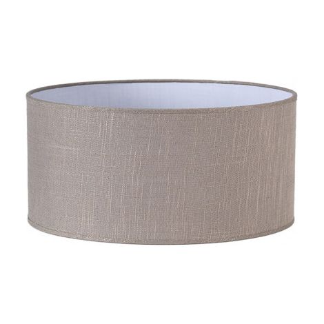 Paralume cilindrico happy e27 grigio lino 45dx45dx22h