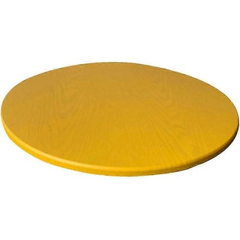 Nappe ronde élastique 1 pièce, résistante à l'huile, facile à nettoyer, idéale pour la maison, la cuisine, les restaurants et les services traiteurs.-yellow