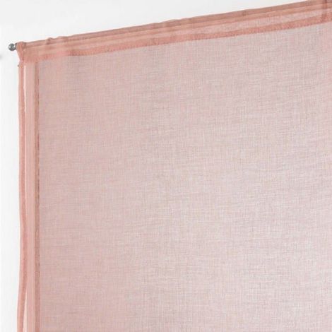 Paire de voilage 60 x 160 cm Sandro rose (1/3)