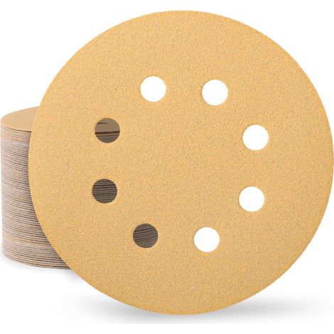 Schleifpapier 125 mm Klett Exzenterschleifer 8 180 Körnung 80 Stück (1/5)