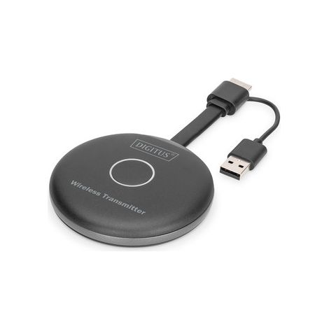 DIGITUS Click & Present Pro – Émetteur HDMI – système de présentation et de collaboration sans fil – aucun pilote nécessaire – noir (DS-55322)