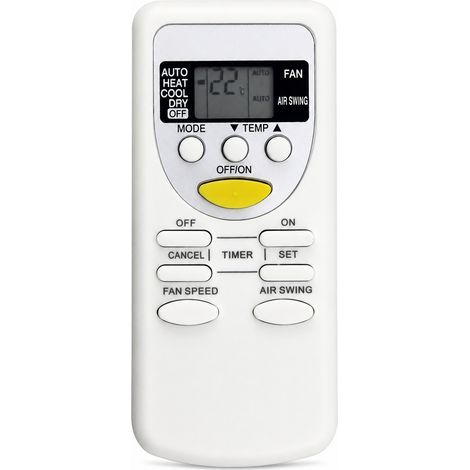 Mando a distancia para aire acondicionado compatible con Panasonic A75C2665, sin configuración (1/5)