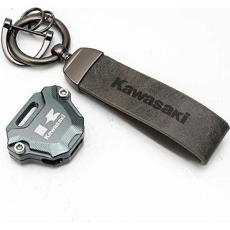 Convient pour Kawasaki Ninja NINJA650 Z650 NINJA400 Z900SE ZX4RR R boîtier de clé modifié (Titane et 2 types de corde) (1/5)