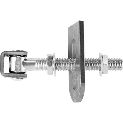 Torscharnier verstellbar M20 x 190 mm mit U-Förmiger Anschweißlasche (1/2)