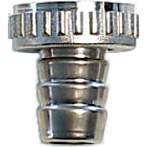 IDROBLOCK Raccordo Portagomma Per Rubinetto 3/4" Nichel