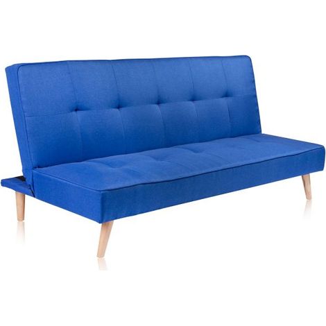Sofá cama Erna Azul (ancho) x 39/89cm (alto) (1/5)