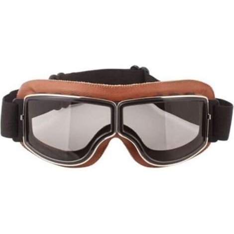 Lunettes de protection rétro pour moto - Anti-buée - Chaudes - Pour l'équitation, le VTT, le motocross.. (1/4)