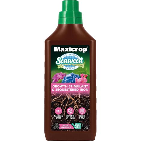 Maxicrop Sequestered Iron Fertilizer 1 Litre (1/3)