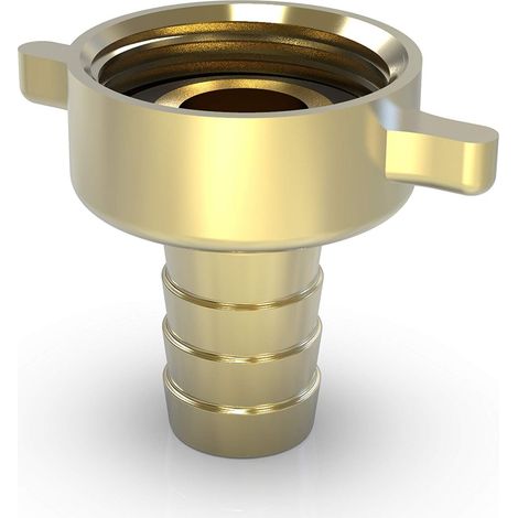 Raccord écrou Papillon 1 1/4 pour Tuyau 1 (25 mm) avec Joint EPDM, Laiton, cuivré, 1 1/4 x 25 (1/4)